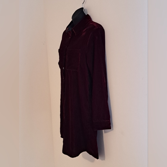 NATURAL LIFE Burgundy Long Sleeve Dress - Picture 9 of 14